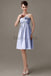 Spaghetti Strap Chiffon Short Bridesmaid Dresses