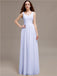 Scoop Neck Sleeveless Pleats Bridesmaid Dresses