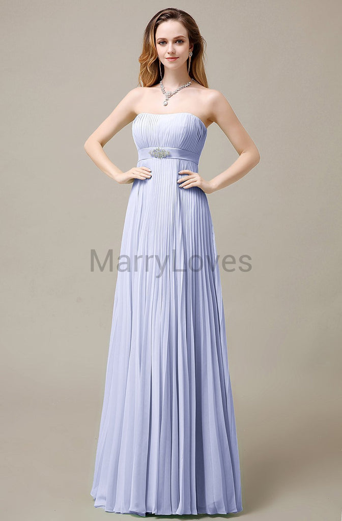 Strapless A-Line Bridesmaid Dresses