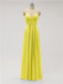 Spaghetti Strap Chiffon Floor Length Bridesmaid Dresses