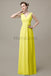 V-Neck Sleeveless Chiffon Bridesmaid Dresses