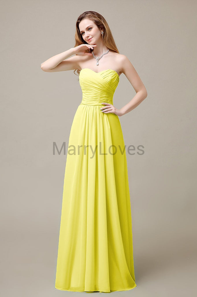 Sweetheart A-Line Bridesmaid Dresses