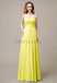 Cross-Pleated Chiffon Bridesmaid Dress with Sweetheart