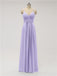 Spaghetti Strap Chiffon Floor Length Bridesmaid Dresses