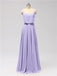 Spaghetti Strap Chiffon Floor Length Bridesmaid Dresses