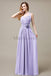 Halter A-line Pleats Chiffon Bridemaid Dresses