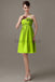 Spaghetti Strap Chiffon Short Bridesmaid Dresses