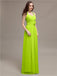 A-line Halter Appliques Chiffon Bridesmaid Dresses