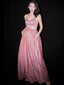 Sparkle  Spaghetti Strap Evening A-Line Long Prom Dresses, MR7007