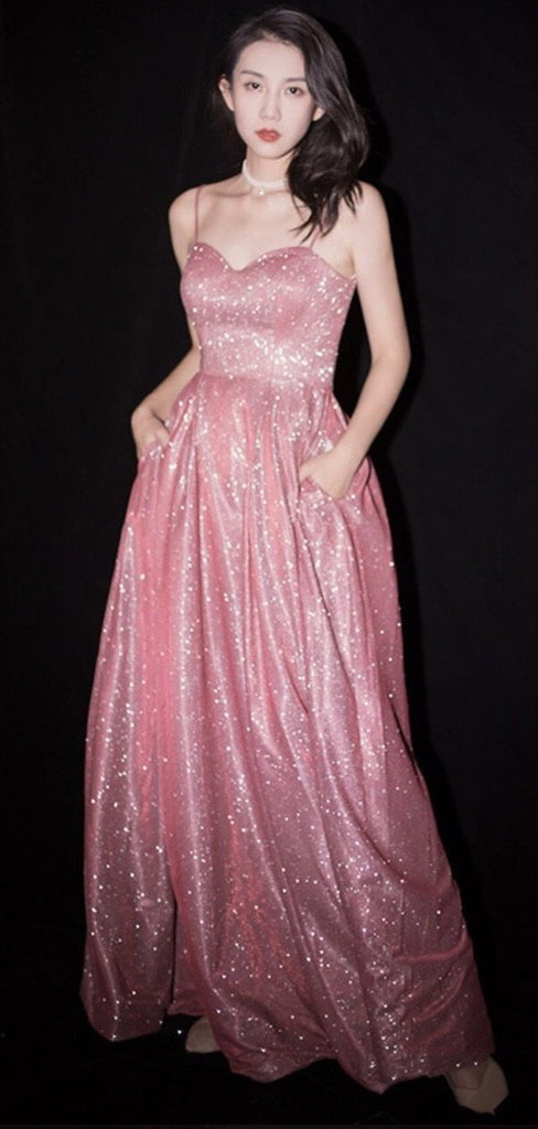 Sparkle  Fashion A-Line Long Evening Prom Dresses, MR7008