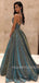 A-Line Sparkle Fashion Long Evening Prom Dresses, MR7032