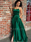 Sexy Backless A-Line Long Evening Cheap Party Prom Dresses,MR7035