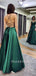 Sex Backless A-Line Satin V Neckline Long Evening Prom Dresses, Long Party prom dresses, MR7041