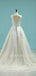 V-neck Tulle Floor Length Champagne Lace A-line Long Evening Prom Dresses, Cheap Prom Dress, MR7209