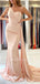 One Shoulder Mermaid Long Evening Prom Dresses, Cheap Custom Prom Dresses, MR7246