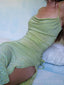 Light Green Mermaid Sparkly Long Evening Prom Dresses, Spaghetti Straps Custom Prom Dresses, MR8300