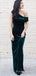 Mermaid Dark Green Velvet Long Evening Prom Dresses, Custom Prom Dress, MR8625