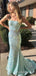 Elegant Mermaid Sequins Spaghetti Straps Long Evening Prom Dresses, Custom Prom Dress, MR8702