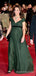 Formal A-line Chffon Dark Green V-neck Long Evening Prom Dresses, Custom prom Dress, MR8731