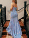 Elegant Sweetheart Mermaid Strapless Long Evening Prom Dresses, Custom prom Dress, MR8743