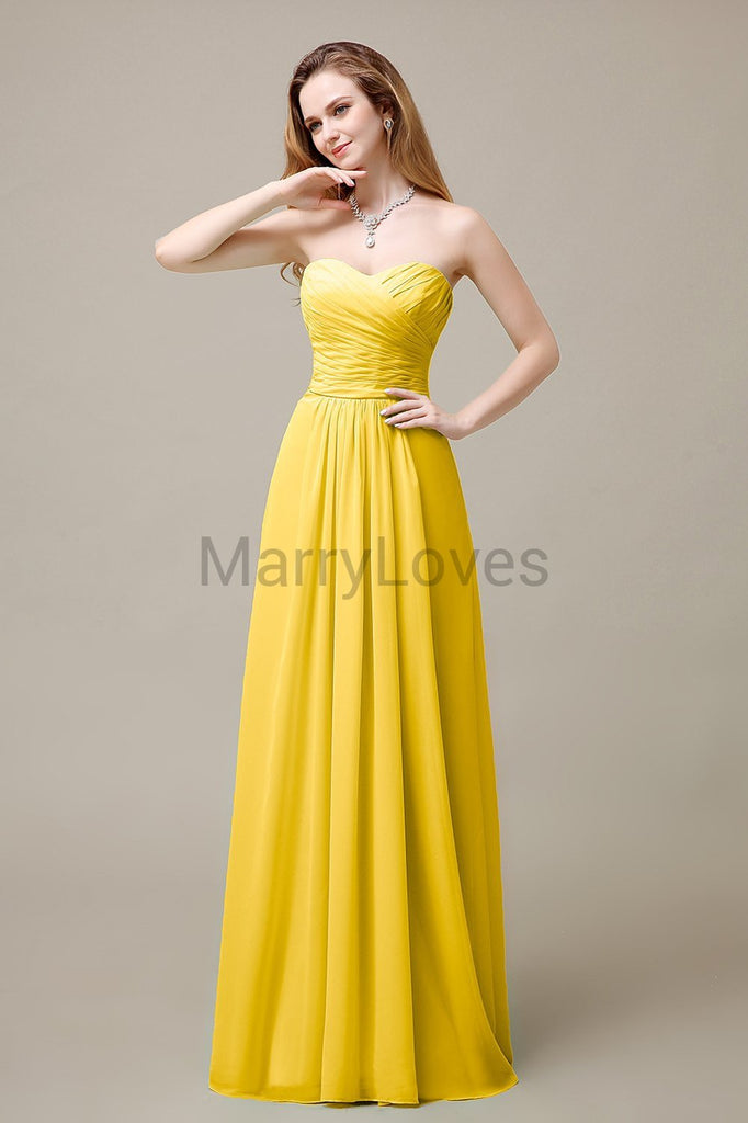 Sweetheart A-Line Bridesmaid Dresses