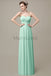 Sweetheart Pleats Chiffon Bridesmaid Dresses