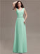 Straps Pleats Chiffon Bridesmaid Dresses