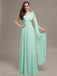 One-shoulder Appliques Chiffon Bridesmaid Dresses