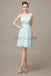 One shoulder Pleats Chiffon Bridesmaid Dresses