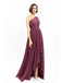 One-shoulder High-low Chiffon Bridesmaid Dresses