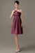 Spaghetti Strap Chiffon Short Bridesmaid Dresses