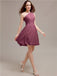 One Shoulder Short A-Line Bridesmaid Dresses