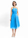 Halter Sleeveless Pleats Bridesmaid Dresses