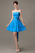 Strapless Pleats Chiffon Bridesmaid Dresses