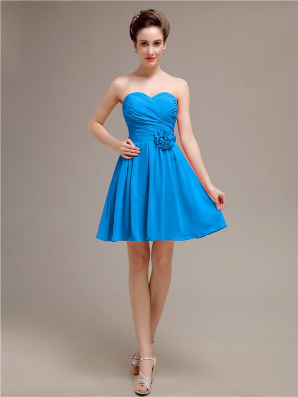 Sweetheart Short A-Line Bridesmaid Dresses