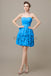 Sweetheart Ruffles Short Bridesmaid Dresses