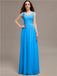 Scoop Neck Sleeveless Pleats Bridesmaid Dresses