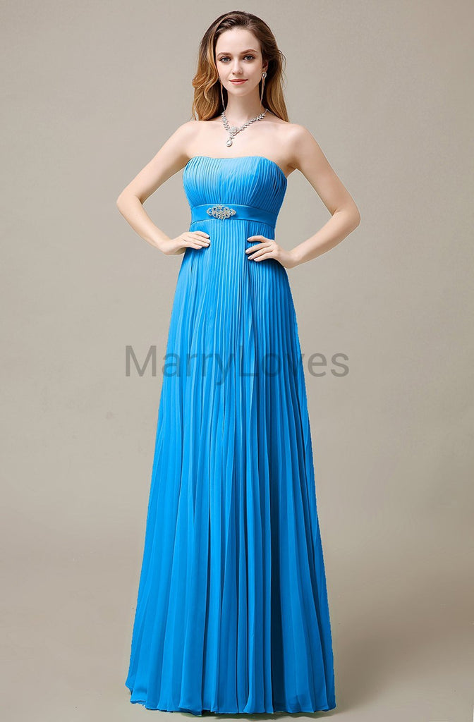 Strapless A-Line Bridesmaid Dresses