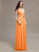 A-line Halter Appliques Chiffon Bridesmaid Dresses