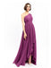 One-shoulder High-low Chiffon Bridesmaid Dresses