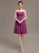 Sweetheart Chiffon Short Bridesmaid Dresses