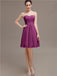 Sweetheart Pleats Chiffon Bridesmaid Dresses