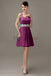 Spaghetti Strap Chiffon Short Bridesmaid Dresses