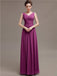 V-Neck Pleats Chiffon Bridesmaid Dresses