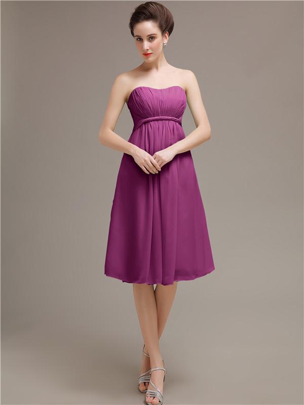 Sweetheart Knee-Length A-Line Bridesmaid Dresses