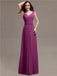 Straps Pleats Chiffon Bridesmaid Dresses