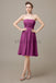 Strapless Short Summer Bridesmaid Dresses