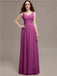 Scoop Neck Sleeveless Pleats Bridesmaid Dresses