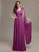 One-shoulder Appliques Chiffon Bridesmaid Dresses