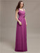 A-line Halter Appliques Chiffon Bridesmaid Dresses